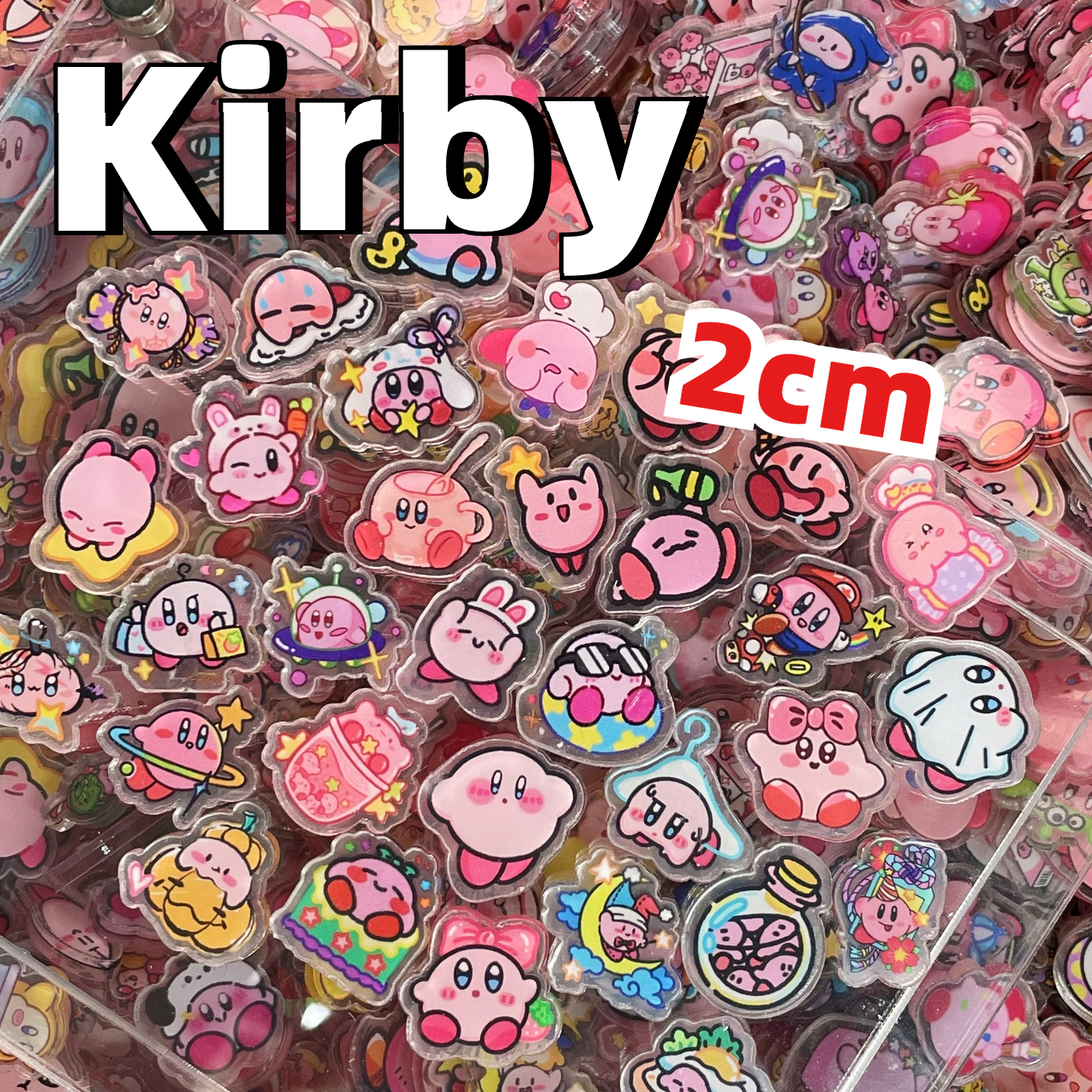 Phone Accessories Toys - 50/100 pieces of 1/2 cm Kirby