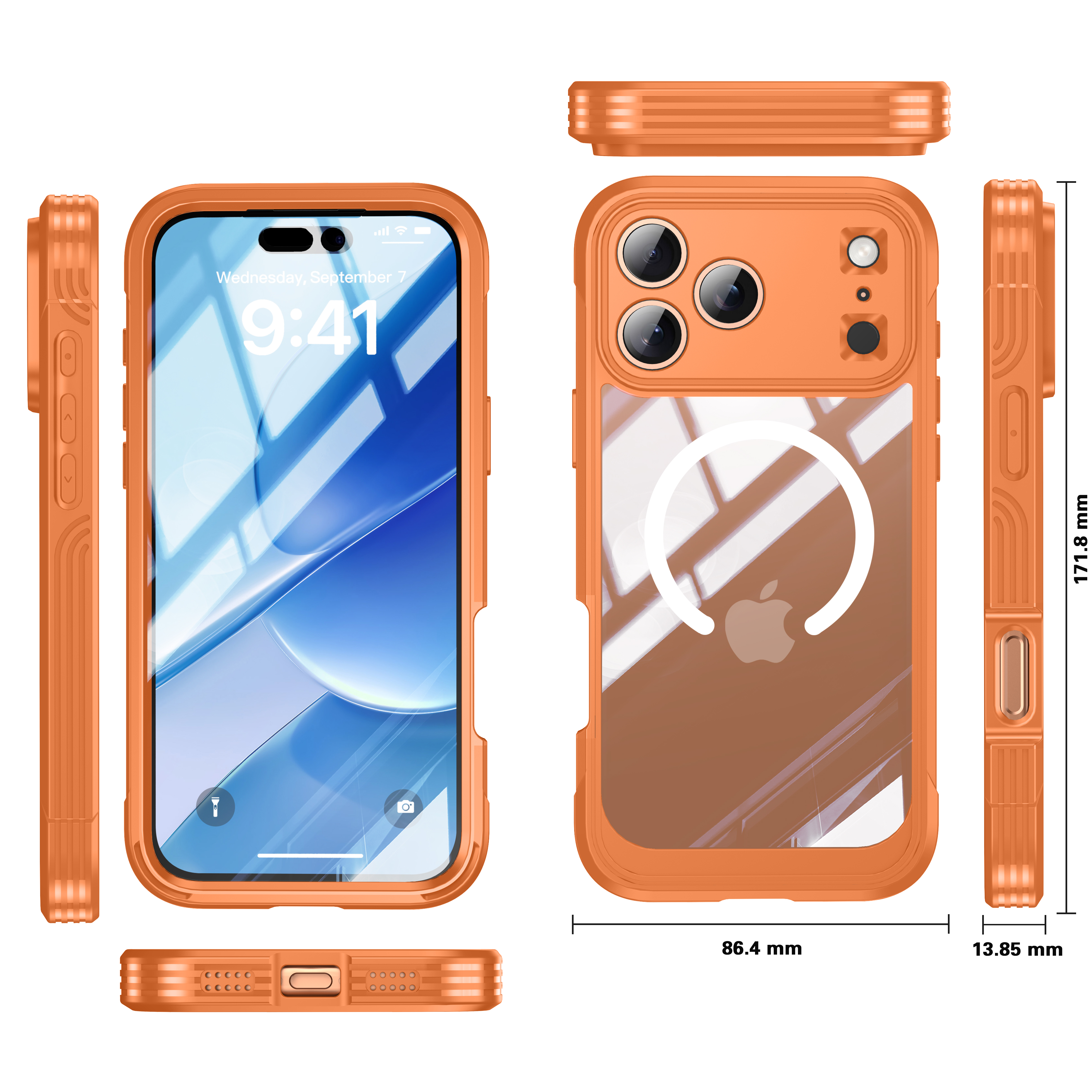 Phone Accessories Brand - Brand New Color Magnetic Shockproof Transparent