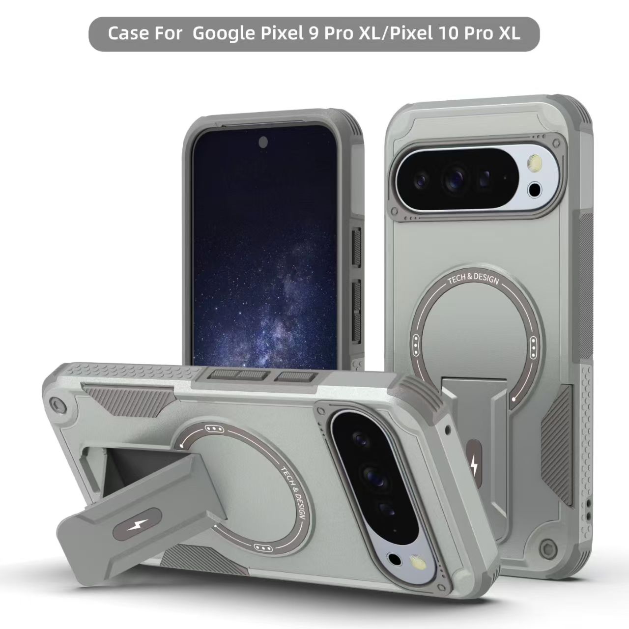 Phone Accessories Holder - Armor Heavy-Duty Drop-Proof Magnetic Bracket Phone