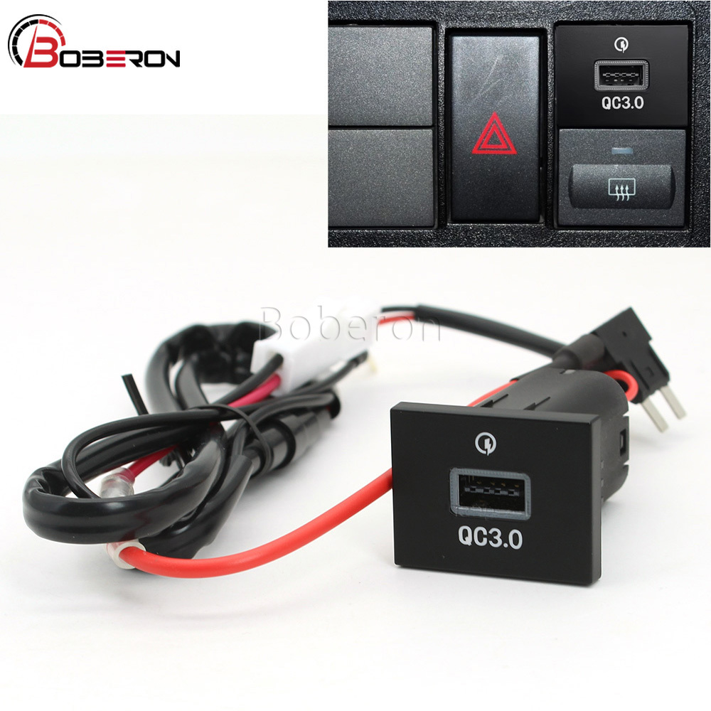 Phone Accessories Charger - 12V/24V Car QC3.0 USB Charging Port