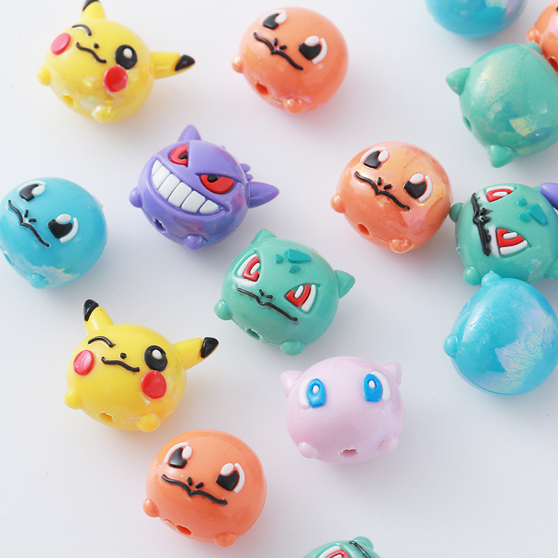 12pcs Pokémon Bead DIY Mobile  – Phone Accessories Crochet recenzja i cena