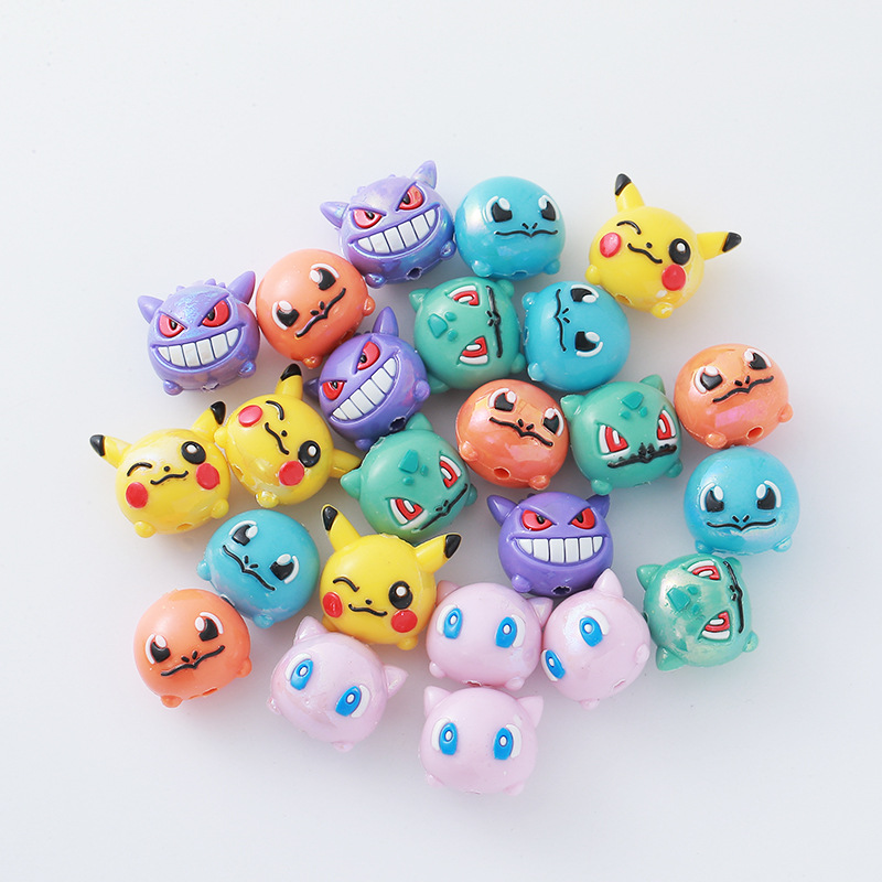 12pcs Pokémon Bead DIY Mobile  – Phone Accessories Crochet recenzja i cena