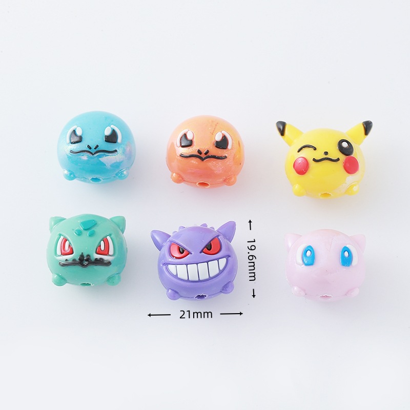 12pcs Pokémon Bead DIY Mobile  – Phone Accessories Crochet recenzja i cena