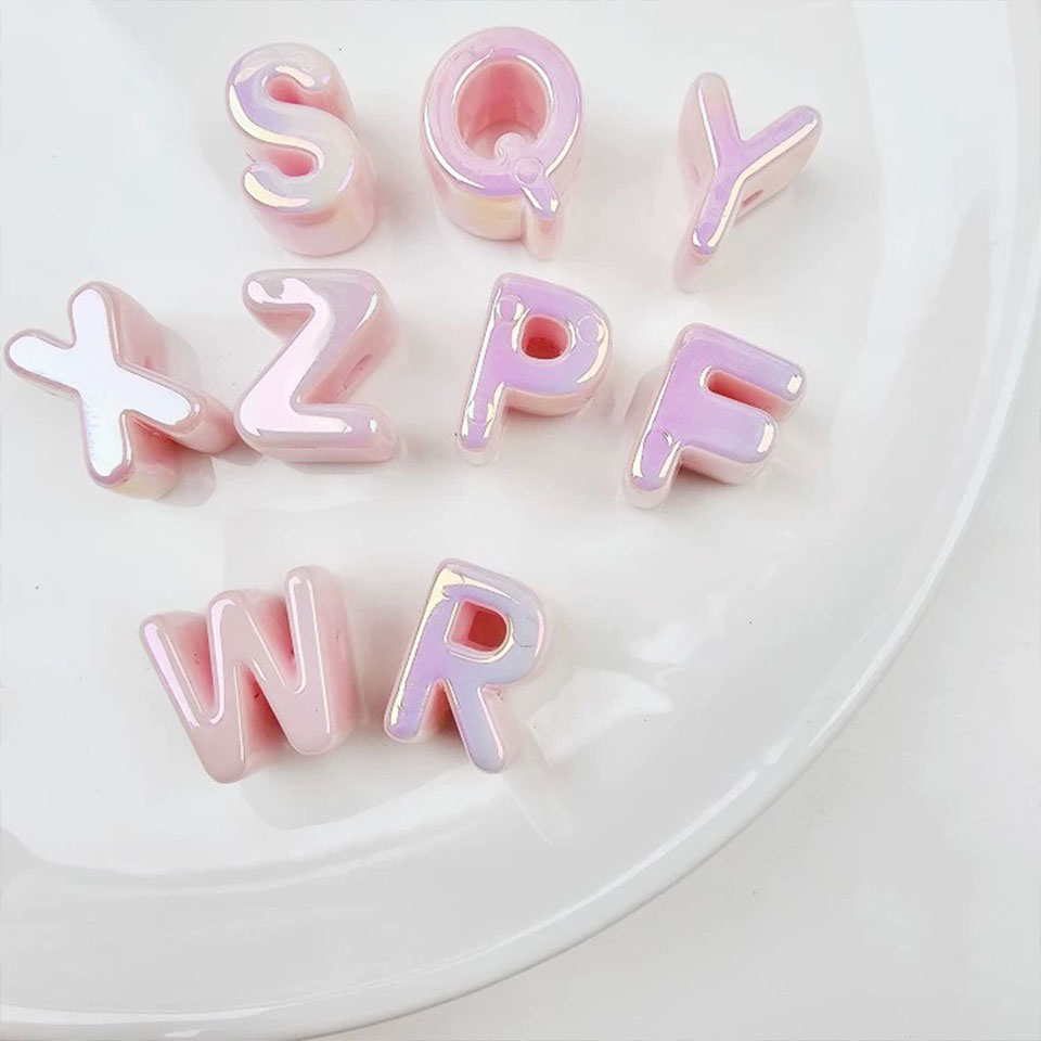 Kawaii Colorful Letter Beads F – Phone Accessories And Names recenzja i cena
