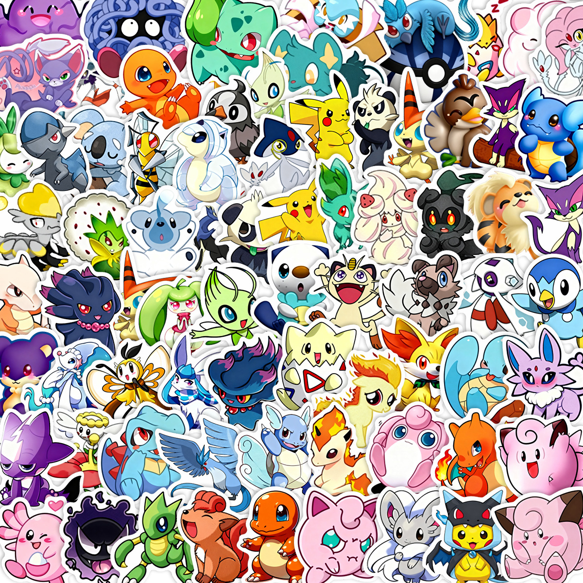 100/200pcs Pokemon Anime Stick – Phone Accessories Toys recenzja i cena