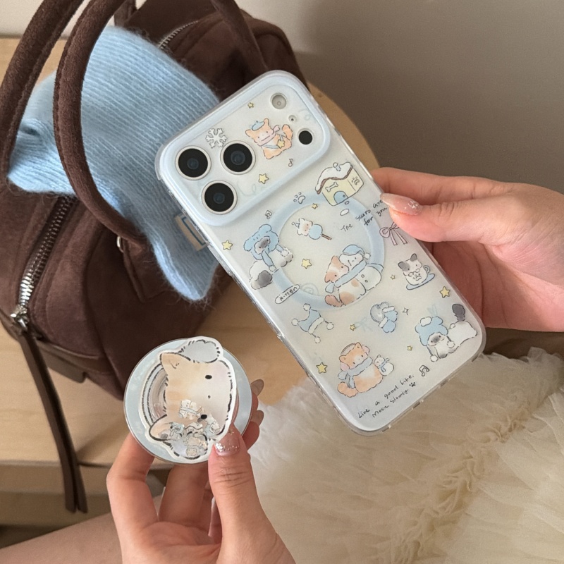 Korean Cute Cartoon Cat Bracke – Phone Accessories Holder recenzja i cena