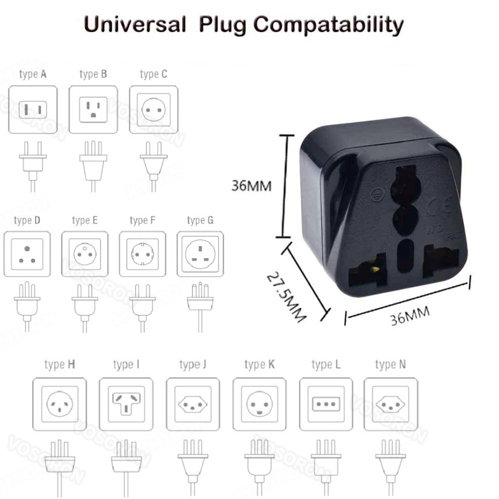 Universal 2 Round Pin Plug Ada – Phone Accessories Uk recenzja i cena