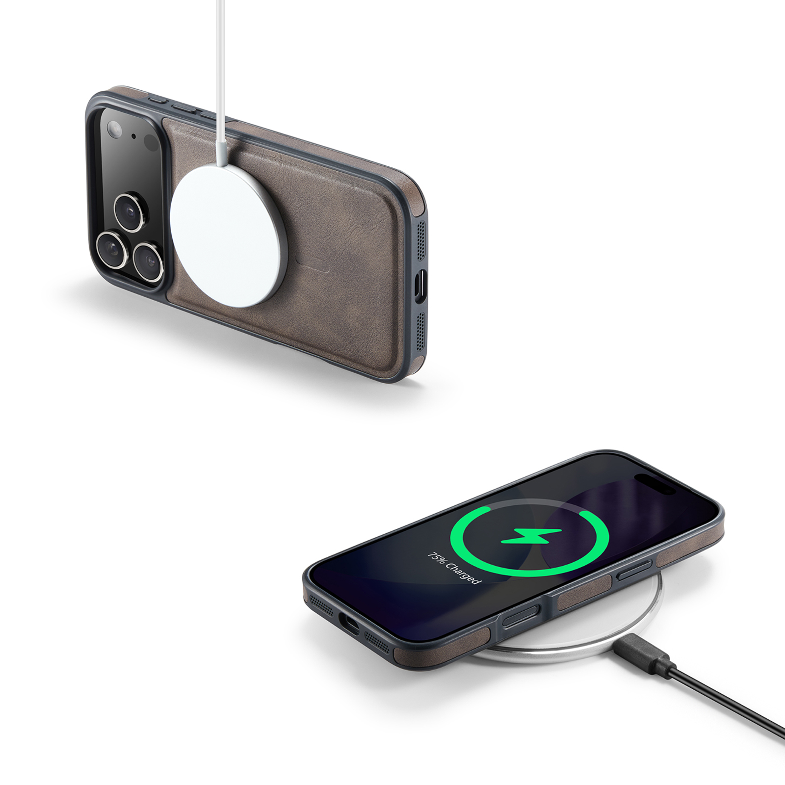 Leather Brand Magnetic Chargin – Phone Accessories Brand recenzja i cena