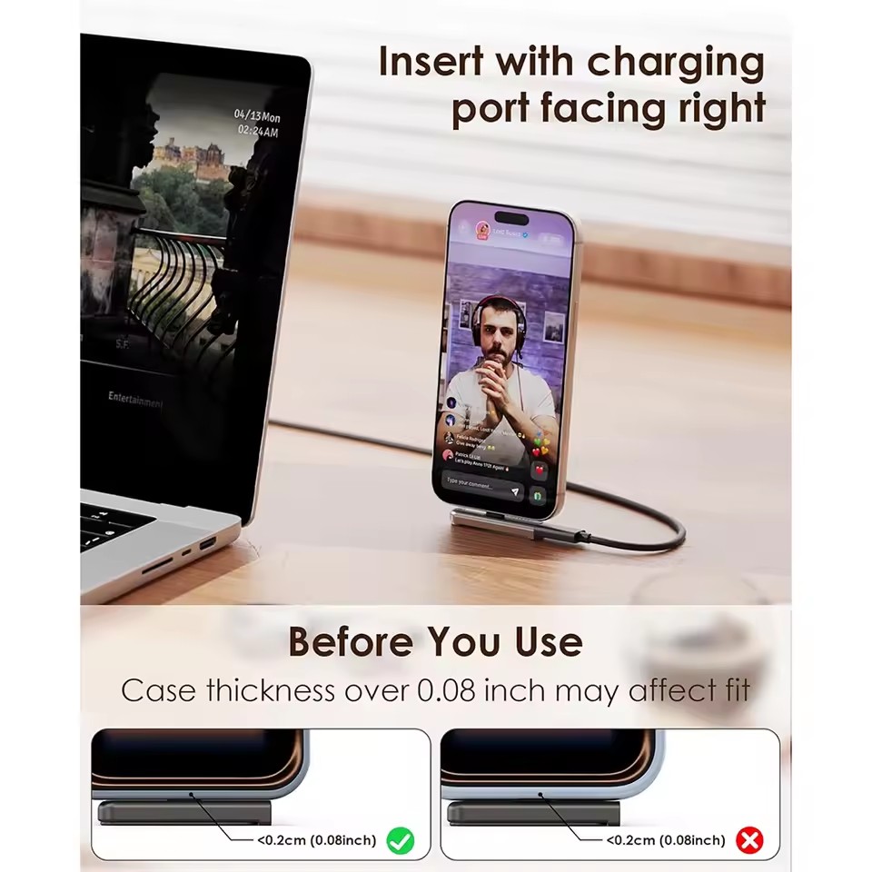 2/1PCS Portable USB C To 3.5mm – Phone Accessories Charger recenzja i cena