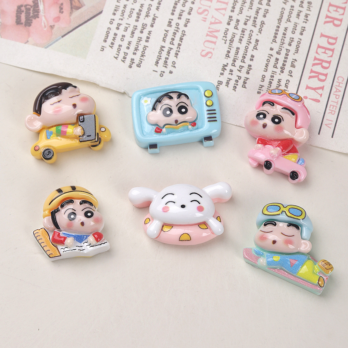 Kawaii Crayon Shin-chan Resin  – Phone Accessories Doll recenzja i cena