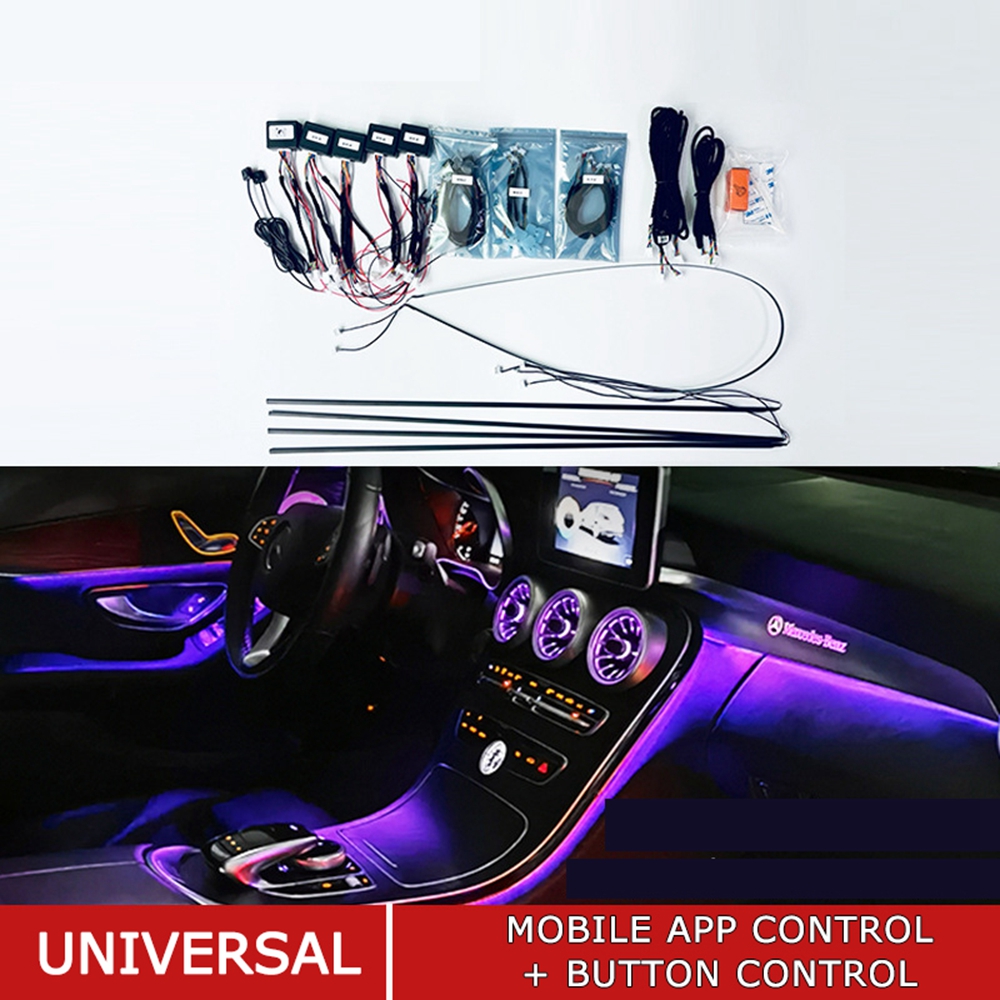 LED 64-Color Car Mood Light fo – Phone Accessories App recenzja i cena