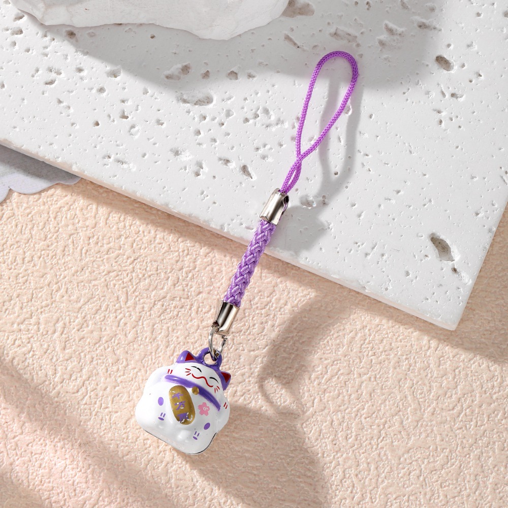 Cartoon Lucky Cat Bell Pendant – Phone Accessories Meaning recenzja i cena