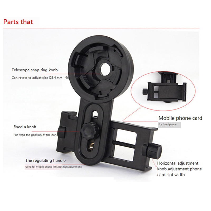 Binoculars Telescope Accessori – Phone Accessories Holder recenzja i cena