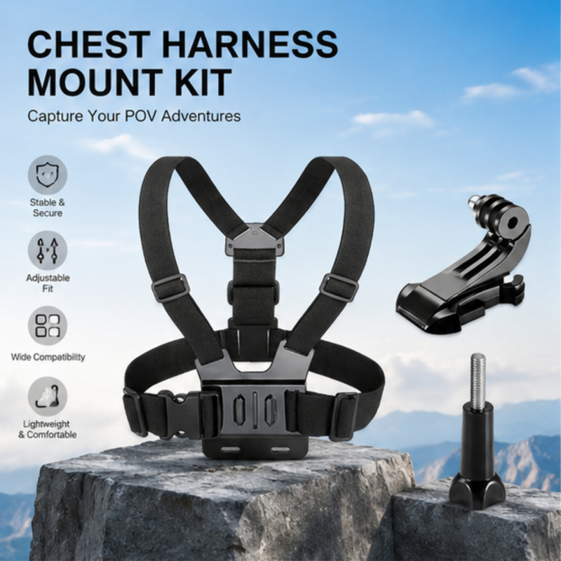 3-in-1 Chest Mount Set, Chest  – Phone Accessories Brand recenzja i cena