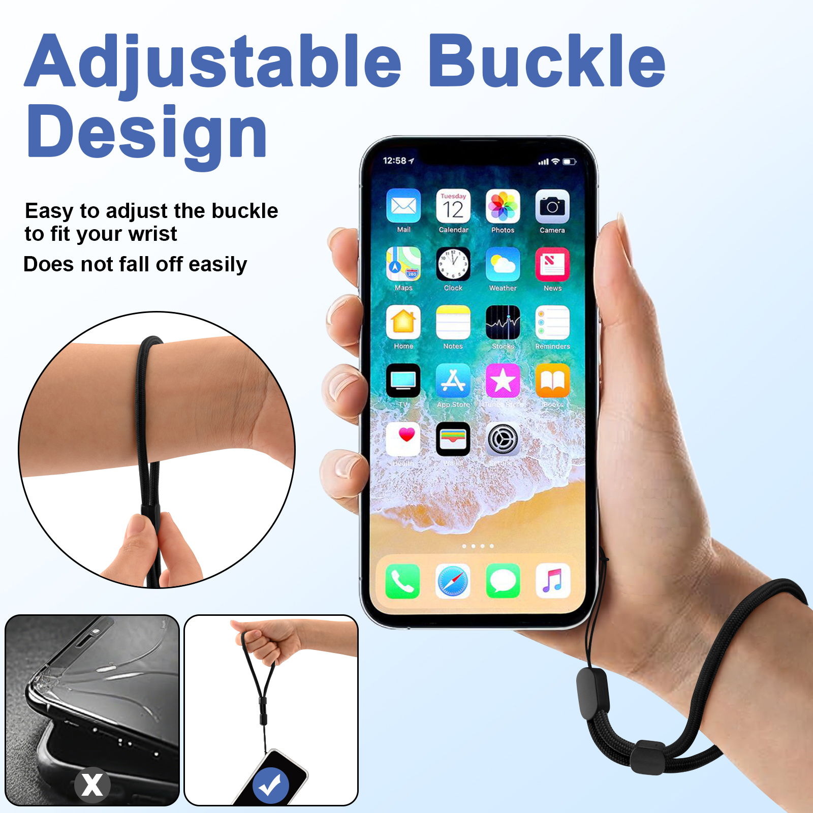 6Pcs/lot Hand Wrist Strap Lany – Quirky Phone Accessories recenzja i cena