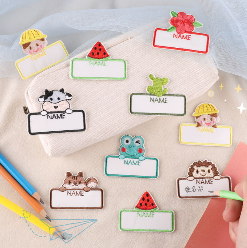 10 Pcs Name Badges Embroidery  – Phone Accessories And Names recenzja i cena
