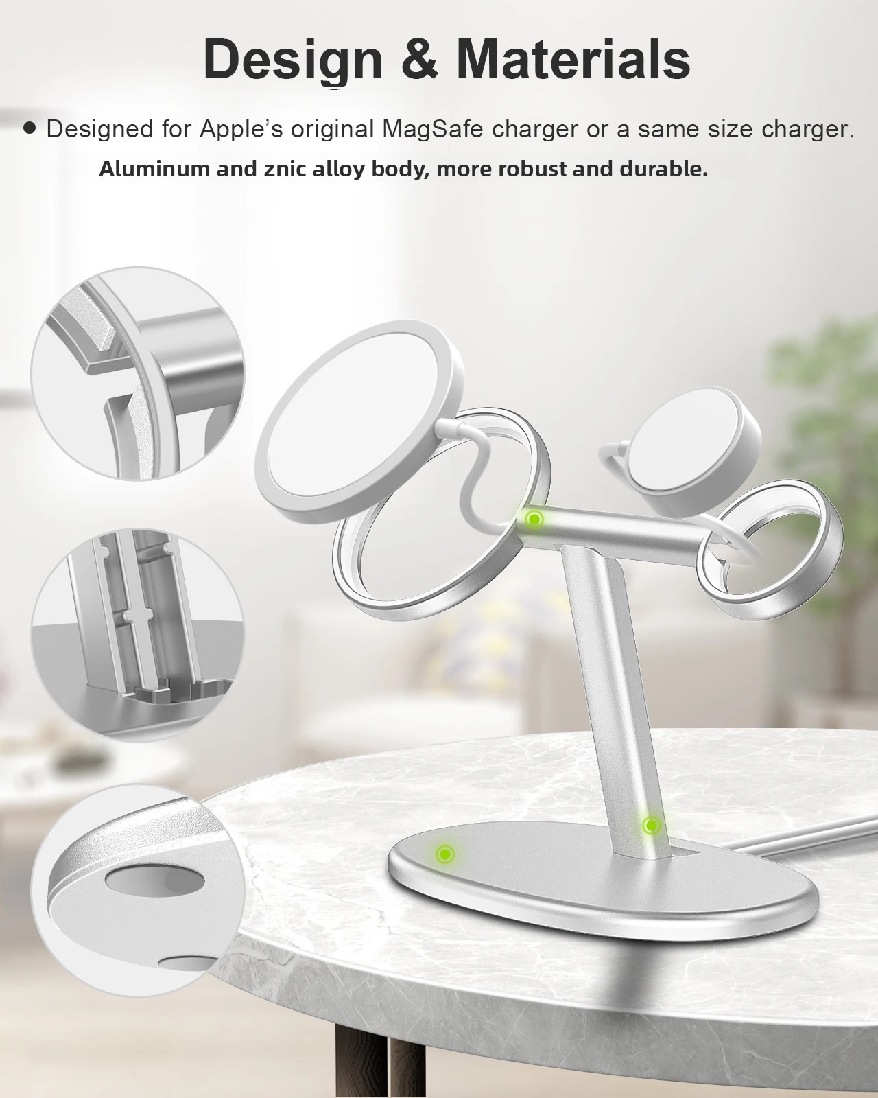 EWA 2-in-1 Desktop Phone Stand – Phone Accessories Charger recenzja i cena