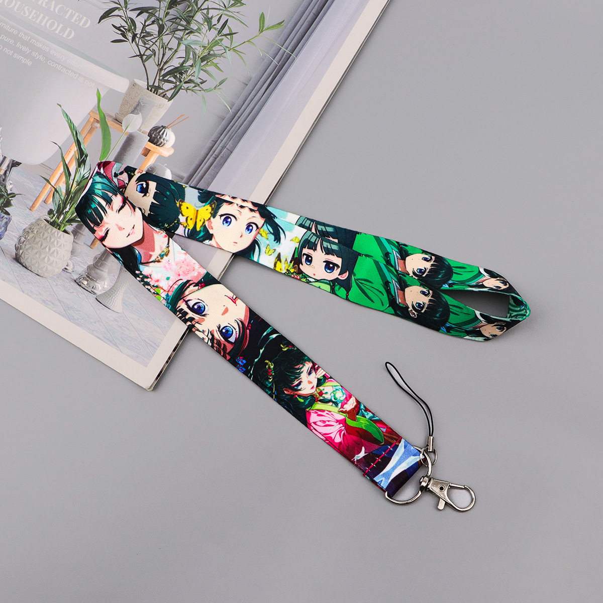 Cute Anime Girl Lanyard Neck S – Phone Accessories Crochet recenzja i cena
