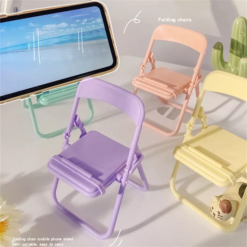 Cute Chair Phone Holder Stand  – Phone Accessories Crochet recenzja i cena
