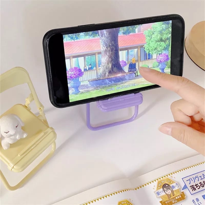 Cute Chair Phone Holder Stand  – Phone Accessories Crochet recenzja i cena