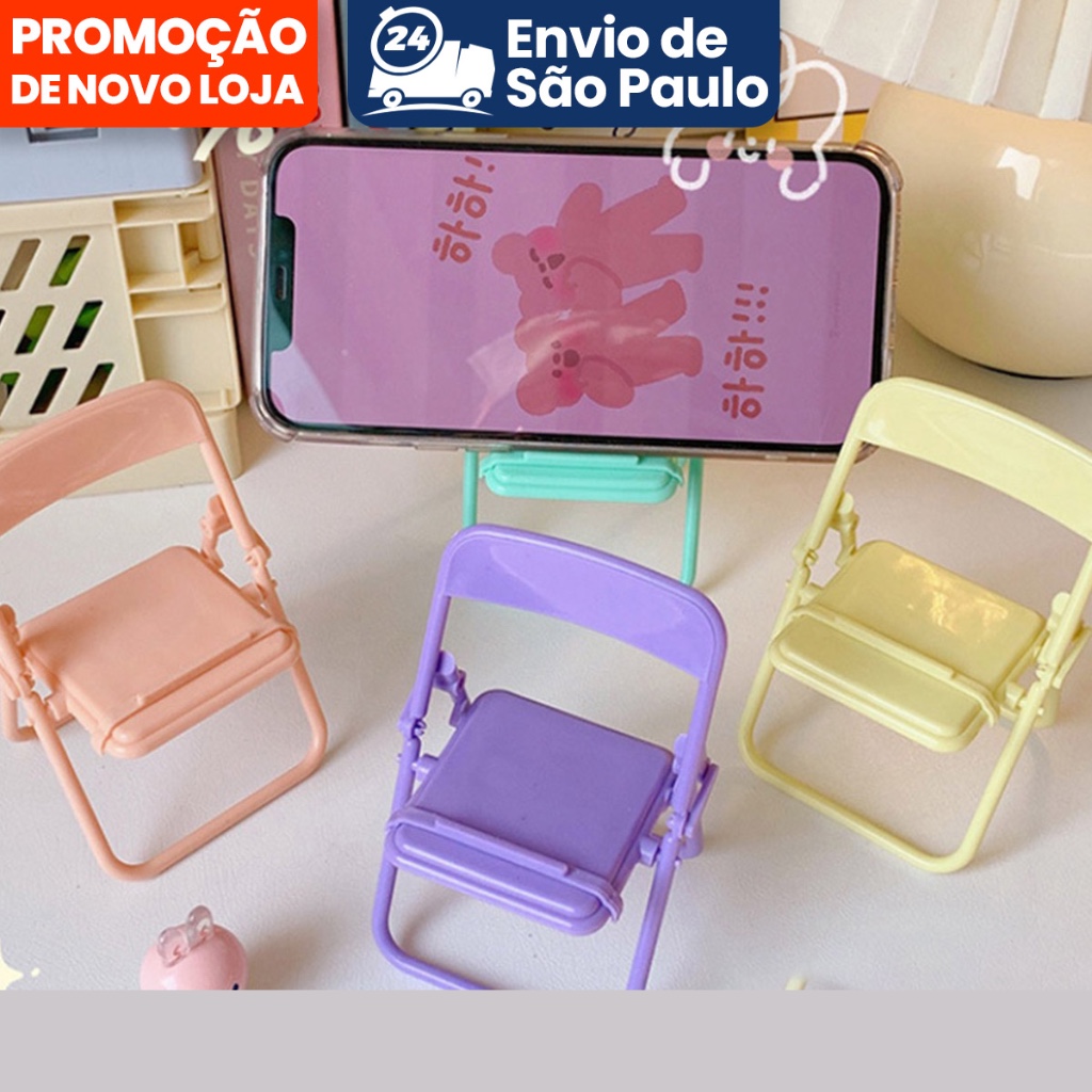Cute Chair Phone Holder Stand  – Phone Accessories Crochet recenzja i cena