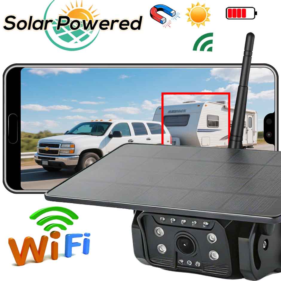 Wireless Backup Camera Solar M – Phone Accessories App recenzja i cena