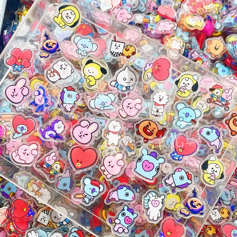 60PCS 2CM Kawaii BT21 Acrylic  – Phone Accessories Toys recenzja i cena