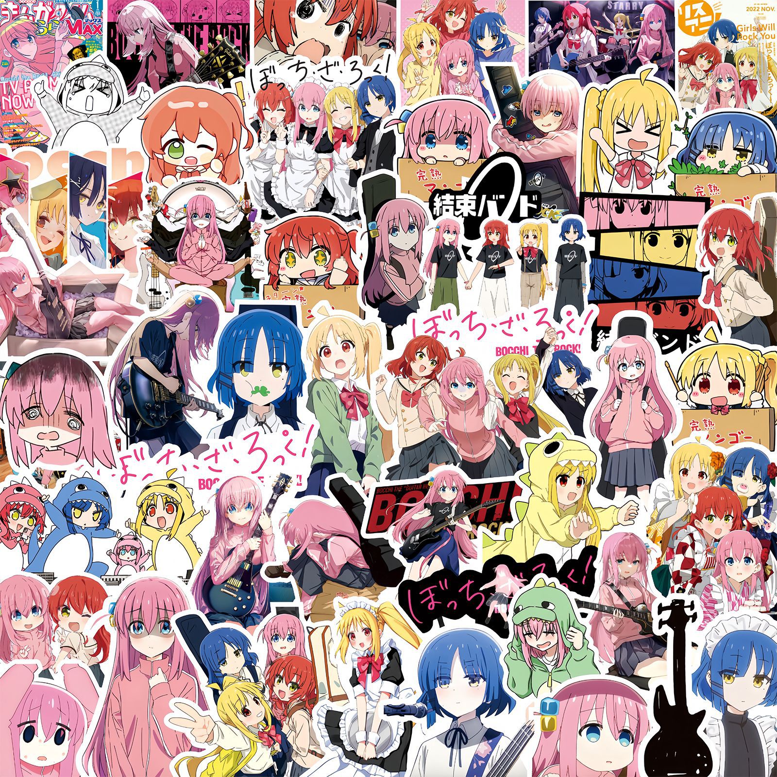 50Pcs Anime BOCCHI THE ROCK! S – Phone Accessories Toys recenzja i cena