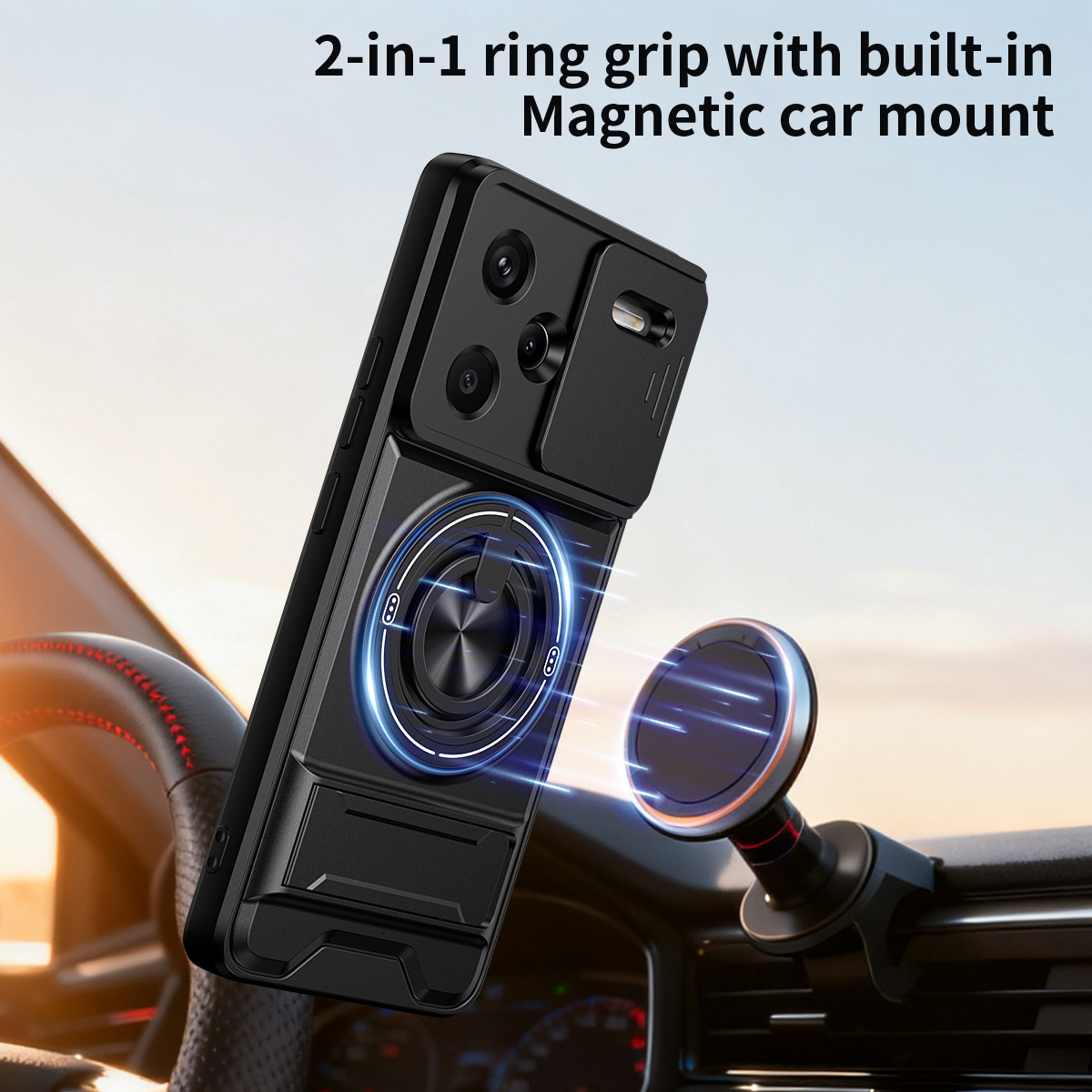 Lens Slide Camera Phone Case f – Phone Accessories Holder recenzja i cena