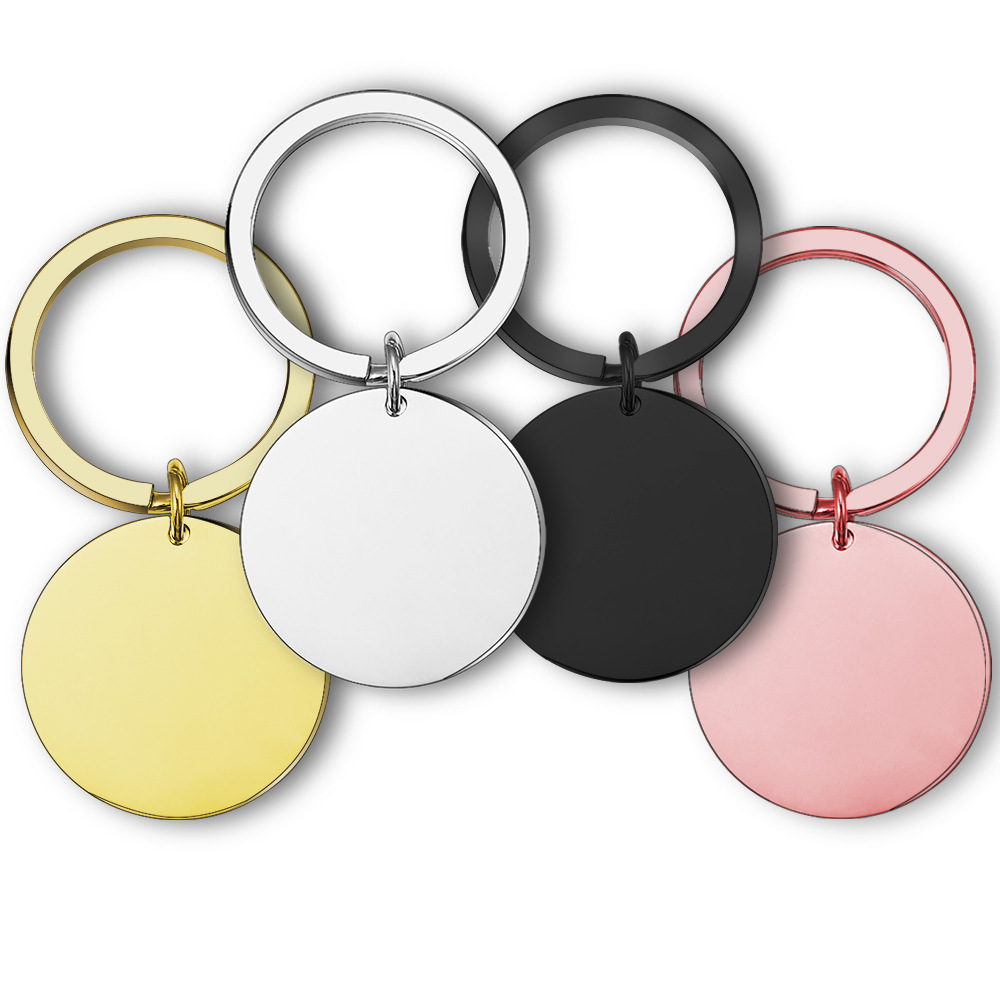 round Metal Tag for Engraving  – Phone Accessories And Names recenzja i cena